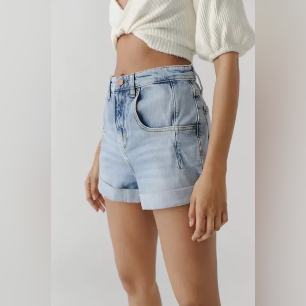 BDG denim high waist shorts